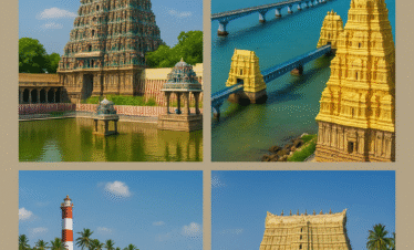 Madurai , Rameshwaram,   Kovalam, Trivandrum