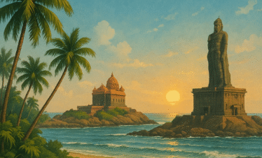 Kerala with Kanyakumari